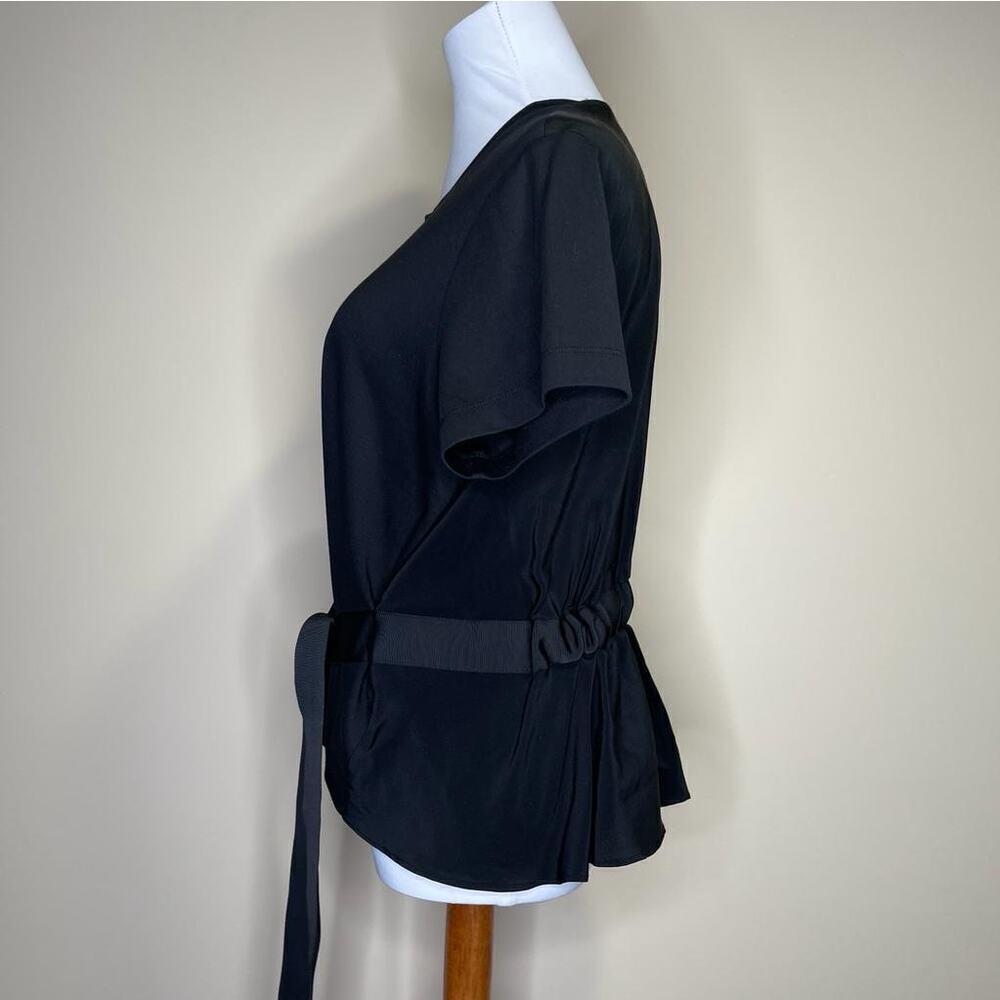 Alexis Black Short Sleeve Blouse  S - Picture 2 of 7